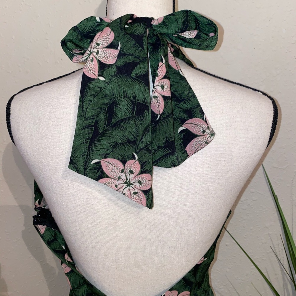 TOPSHOP HIBISCUS FLORAL DRESS - Picture 6 of 6
